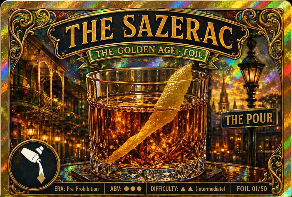 The Sazerac, holographic foil